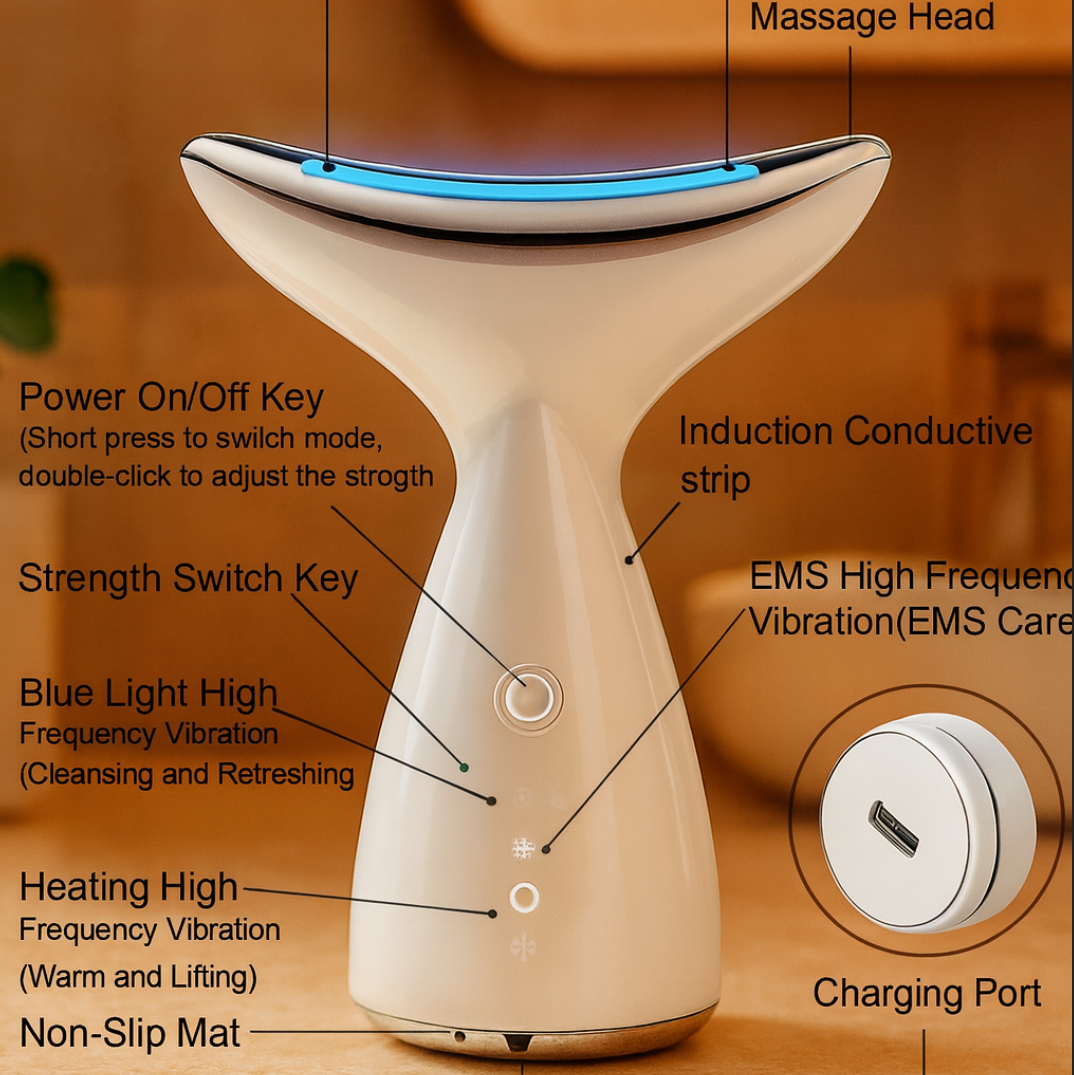 SelvEssence™ LED Microcurrent Face & Neck Lifter