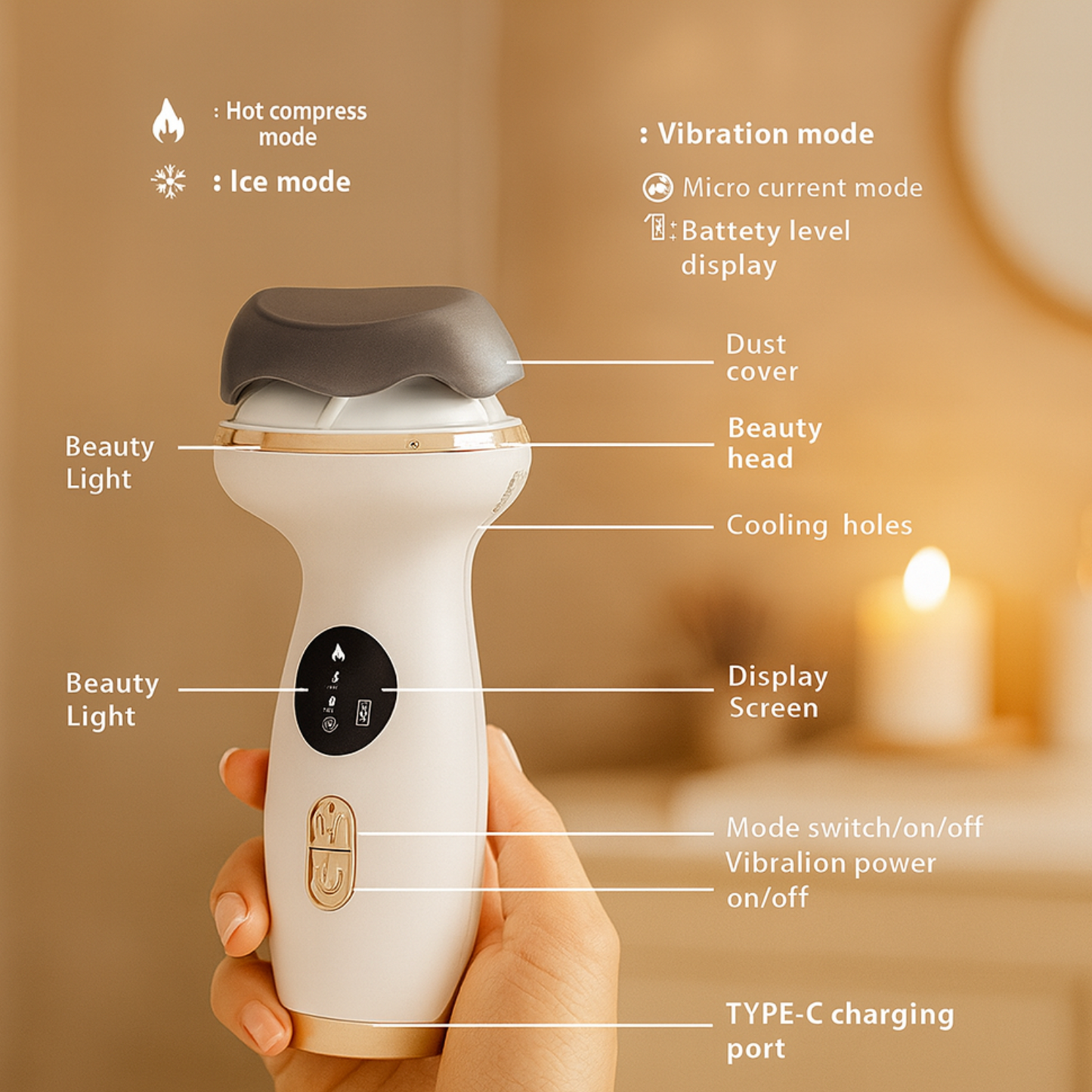SelvEssence™ Hot & Cold Neck Massager