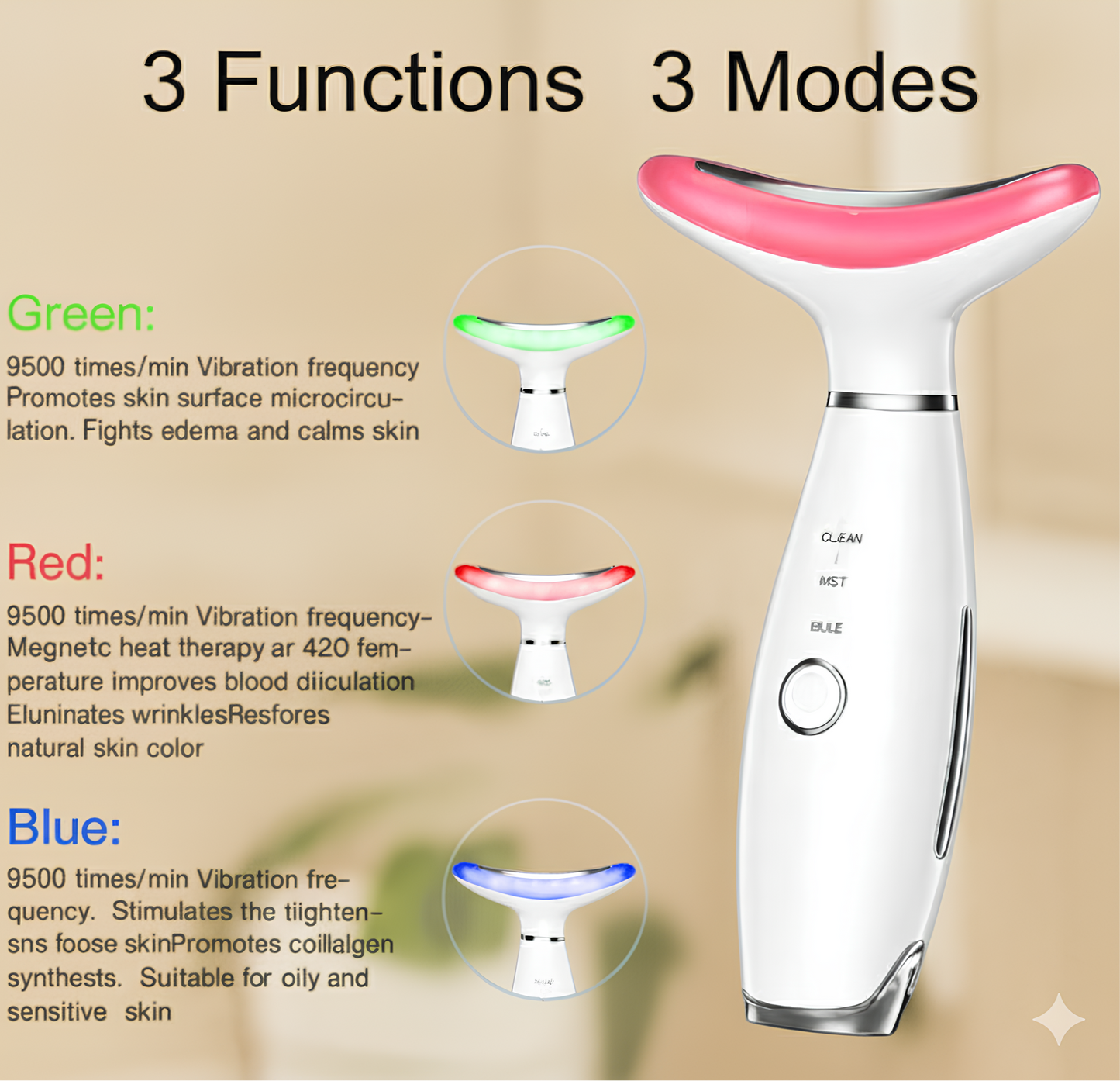 SelvEssence™ IPL Neck Beauty Device