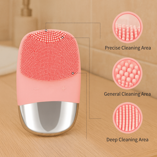 SelvEssence™ Mini Sonic Silicone Face Cleansing Brush