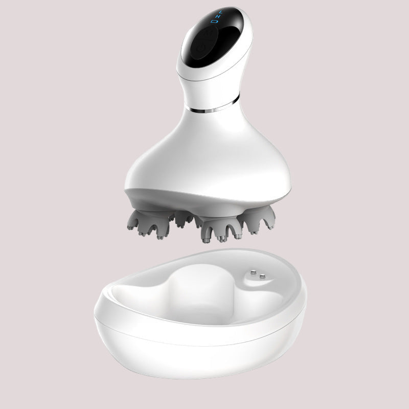CleanFit Glow™ Rechargeable Waterproof Head Massager