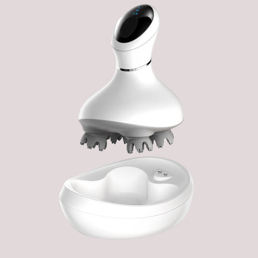 CleanFit Glow™ Rechargeable Waterproof Head Massager