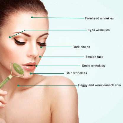 SelvEssence™ Crystal Roller Jade Massager