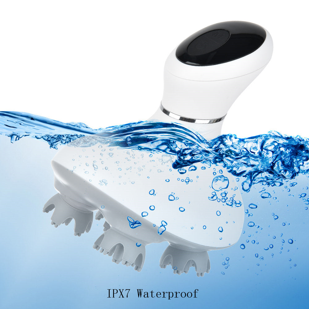 CleanFit Glow™ Rechargeable Waterproof Head Massager