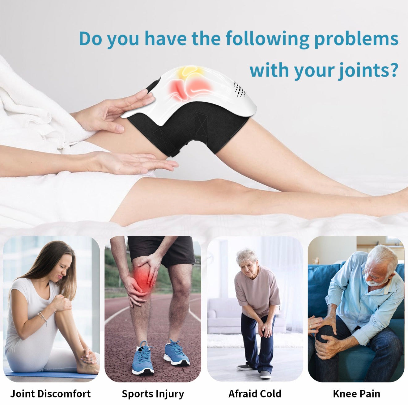 Cordless Heated Knee Massager