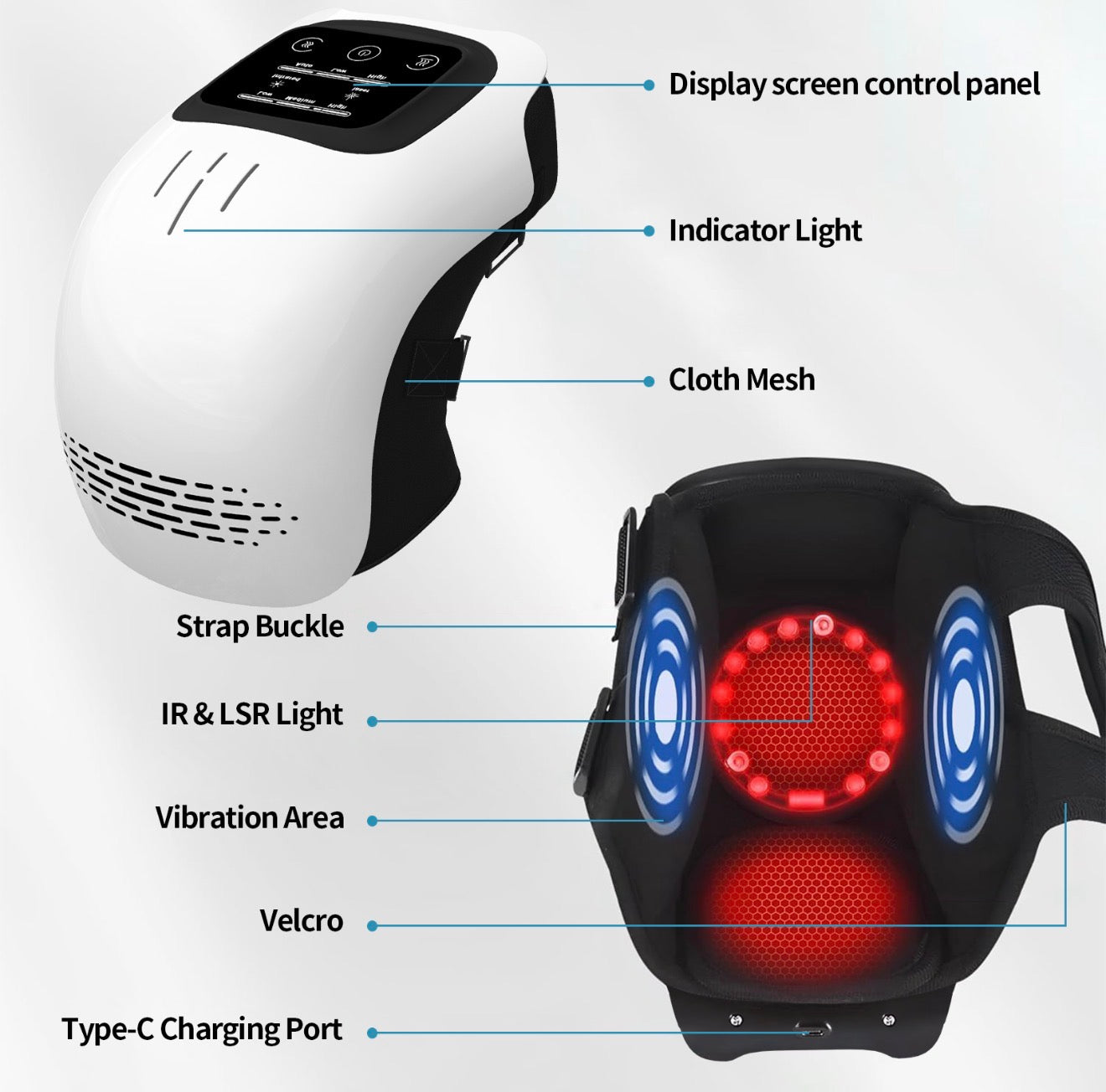 Cordless Heated Knee Massager