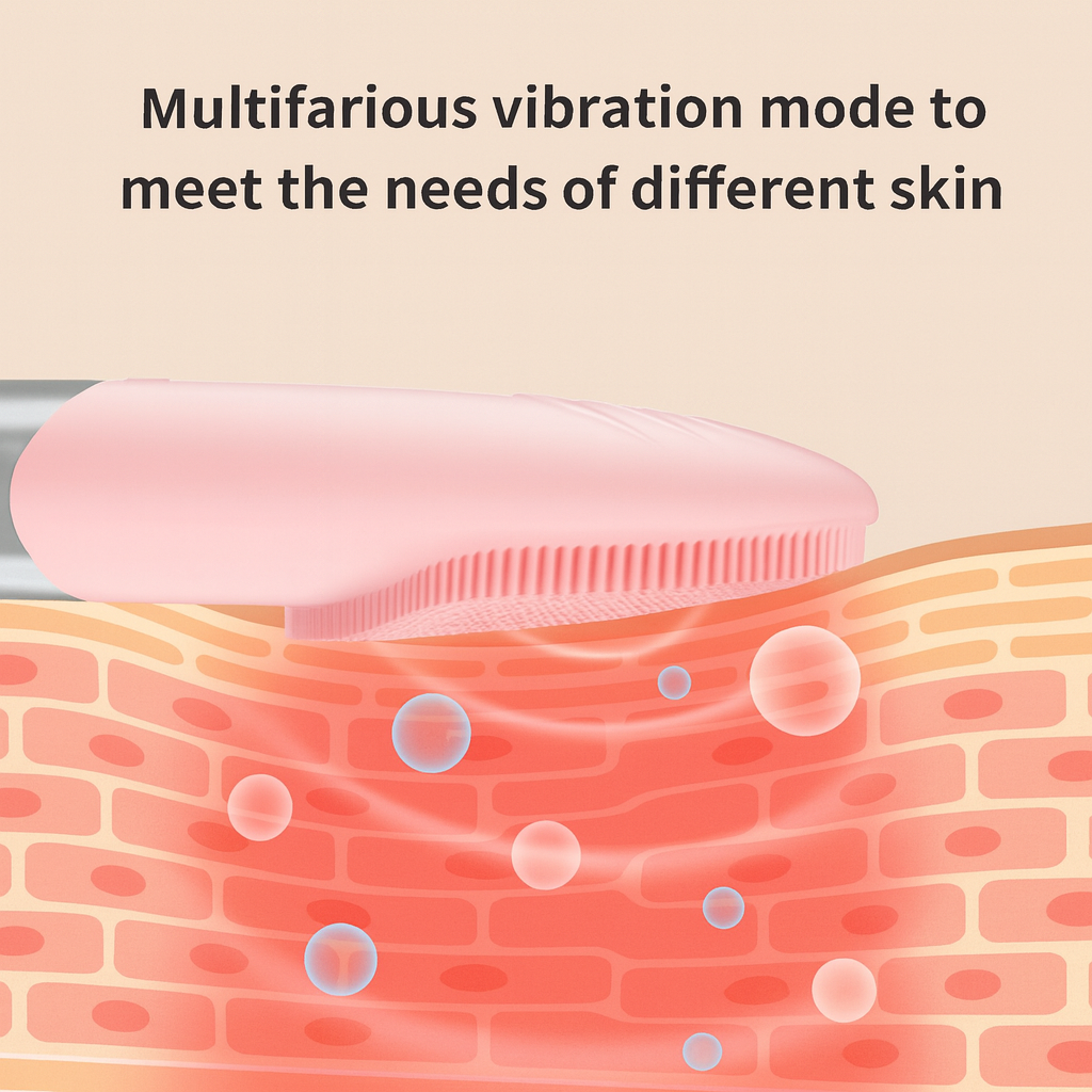 SelvEssence™ Mini Sonic Silicone Face Cleansing Brush