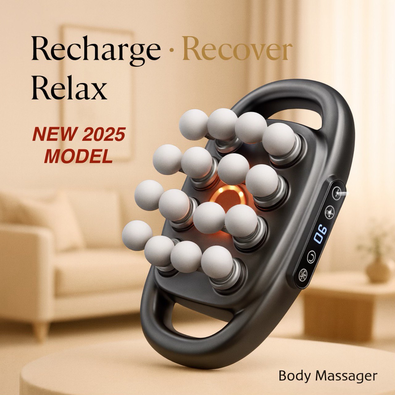 SelvEssence™ 16-Head Muscle Massage Gun